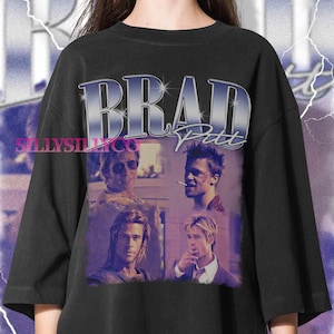 Brad Pitt Retro Shirt, Brad Pitt Shirt, Brad Pitt Homage Shirt, Brad Pitt Fan Shirt, Brad Pitt Unisex Shirt, Brad Pitt Actor Tee