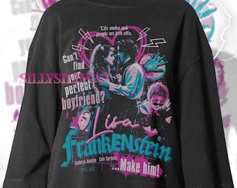 Zombie Lisa Frankenstein T-Shirt, Horror RomCom Graphic Tee