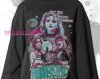 Zombie Lisa Frankenstein Horror Comedy RomCom Pop Culture indie cult classic monster movie by Diablo Cody Unisex Garment-Dyed T-shirt