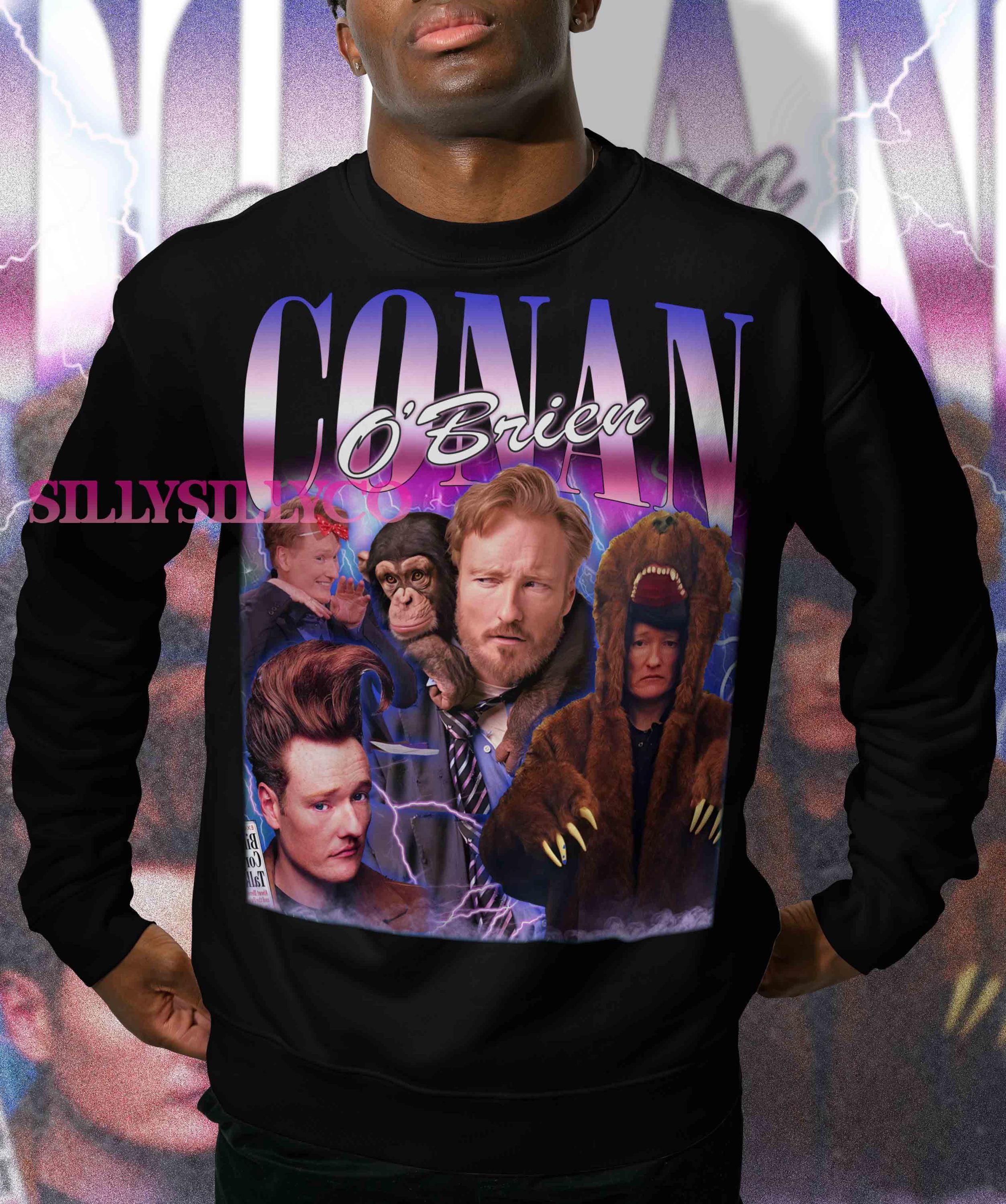 ヴィンテージ コナン・オブライエン ユニセックス Tシャツ - Etsy 日本
