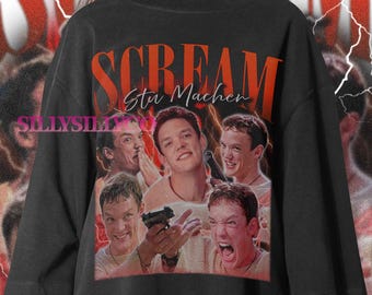 Scream Movie T-Shirt, Billy & Stu Fan Tee