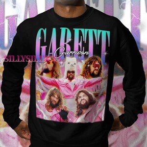 Retro Garett Garrison Gamer Tee, 90s Pixel Art Hoodie image 2