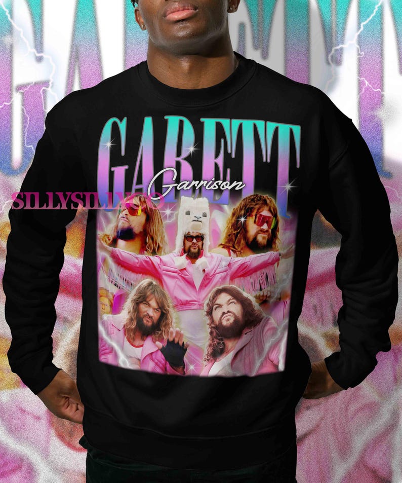 Retro Garett Garrison Gamer Tee, 90s Pixel Art Hoodie image 2