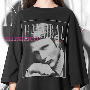 Retro Hannibal Lecter Shirt, Hannibal Lecter Tshirt, Hannibal Lecter Sweatshirt, Mads Mikkelsen Shirt, Mads Mikkelsen Tshirt, Hannibal Gift