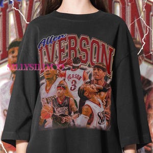 Retro Allen Iverson T-shirt , The Answer Shirt, sport tee, basketball Player, Vintage 90s Graphic tee, Rap Hip hop, Allen Iverson Sweatshirt