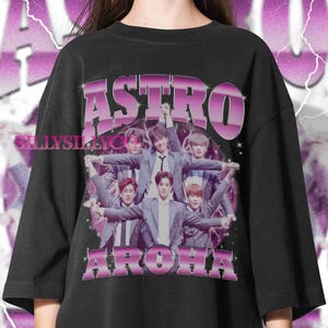 ASTRO Retro Shirt, Astro Vintage TShirt, Astro T-Shirt, Moonbin Fan Tees, Astro 90er Jahre Pullover, Moonbin Merch Geschenk, Astro Sweatshirt, Astro T-Shirt