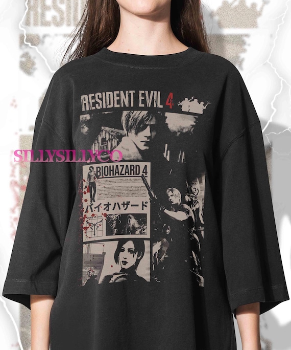 Vintage 90s Bootleg Style Biohazard Resident Evil T-shirt, Leon