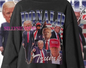 Retro Donald Trump Graphic Tee - Vaterländisches T-Shirt