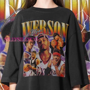 Retro Allen Iverson T-shirt , The Answer Shirt, sport tee, basketball Player, Vintage 90s Graphic tee, Rap Hip hop, Allen Iverson Sweatshirt