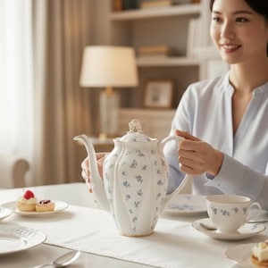 Royal Albert “Blue Heaven” Coffee Pot