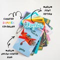 NEW Summer Colorway + Premium Nylon Coated Keyring // Pack of 10 Yoto Card Holders with Personalized Name Tag