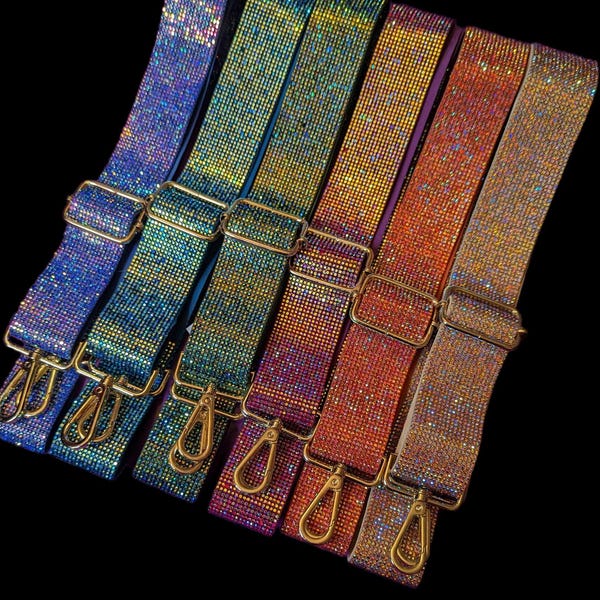 Rhinestone Purse Straps