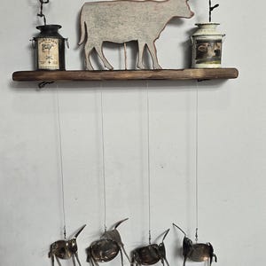 Sino de vento para fazenda, rancho e gado