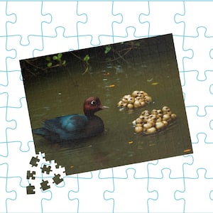 Duck and Ducklings Jigsaw Puzzle: Nature Scene, 500/1000 Piece