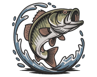 Sea Animal Embroidery Design, Machine Embroidery File, 9 Sizes, Digital Download