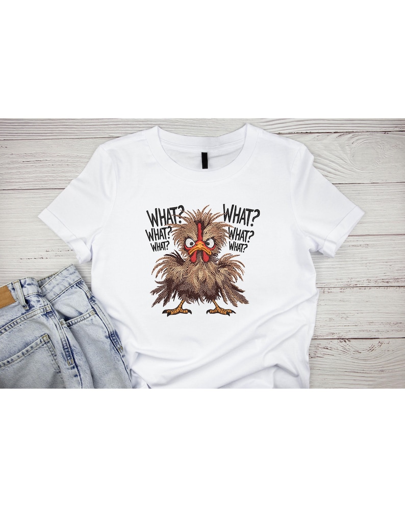 Funny Chicken Embroidery Design Bundle, Machine Embroidery Files, 9 ...