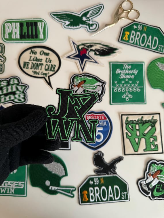 Jawn Patch(1 PC),Philadelphia patches, custom patch size 3”, for hats, jackets, shirts  and socks
