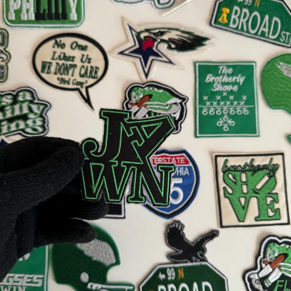 Jawn Patch(1 PC),Philadelphia patches, custom patch size 3”, for hats, jackets, shirts  and socks