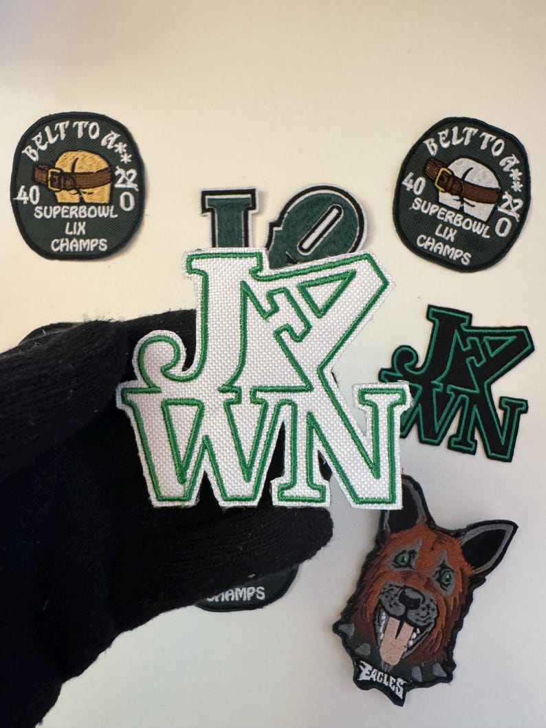 Jawn Patch(1 PC),Philadelphia patches, custom patch size 3”, for hats, jackets, shirts and socks image 2