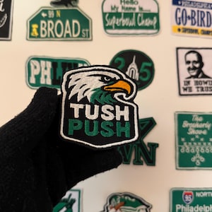 Custom Philadelphia Eagles Patches, Eagles Nation, Bird Gang Embroidery for shirts, jackets, hoodies and apparel image 4