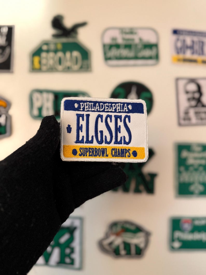 Custom Philadelphia Eagles Patches, Eagles Nation, Bird Gang Embroidery for shirts, jackets, hoodies and apparel image 2