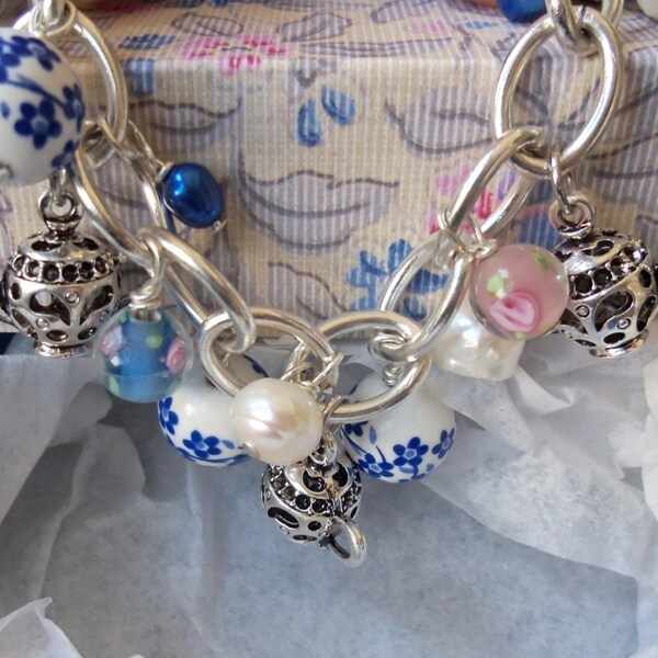 Tea for You Teapot Charm Bracelet