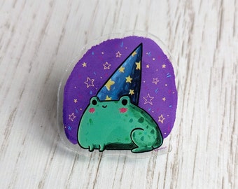 Frog Wizard Pin