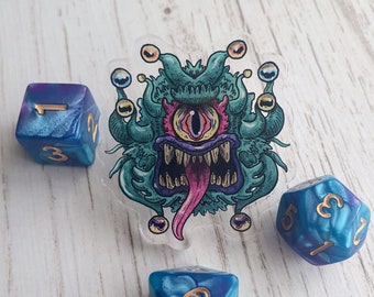 D&D Beholder Acrylic Pin