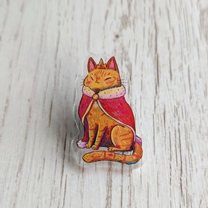 King Cat Pin image 1
