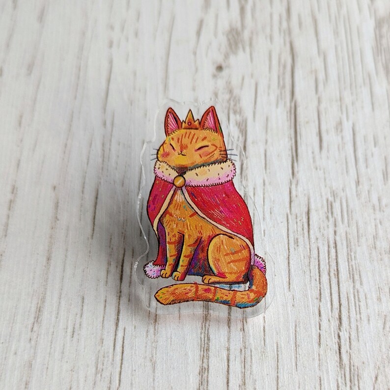 King Cat Pin image 1