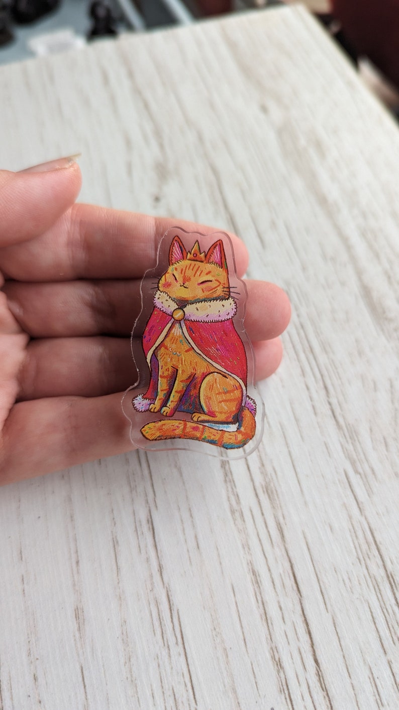 King Cat Pin image 4