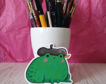 Big Frog Artist Vinyl Sticker XL