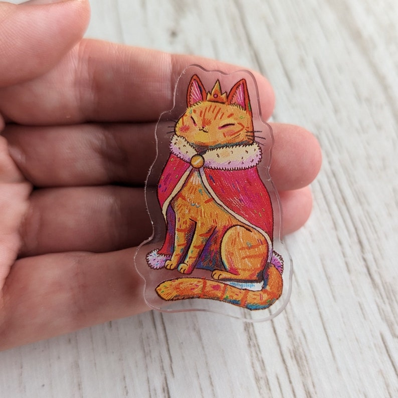 King Cat Pin image 2