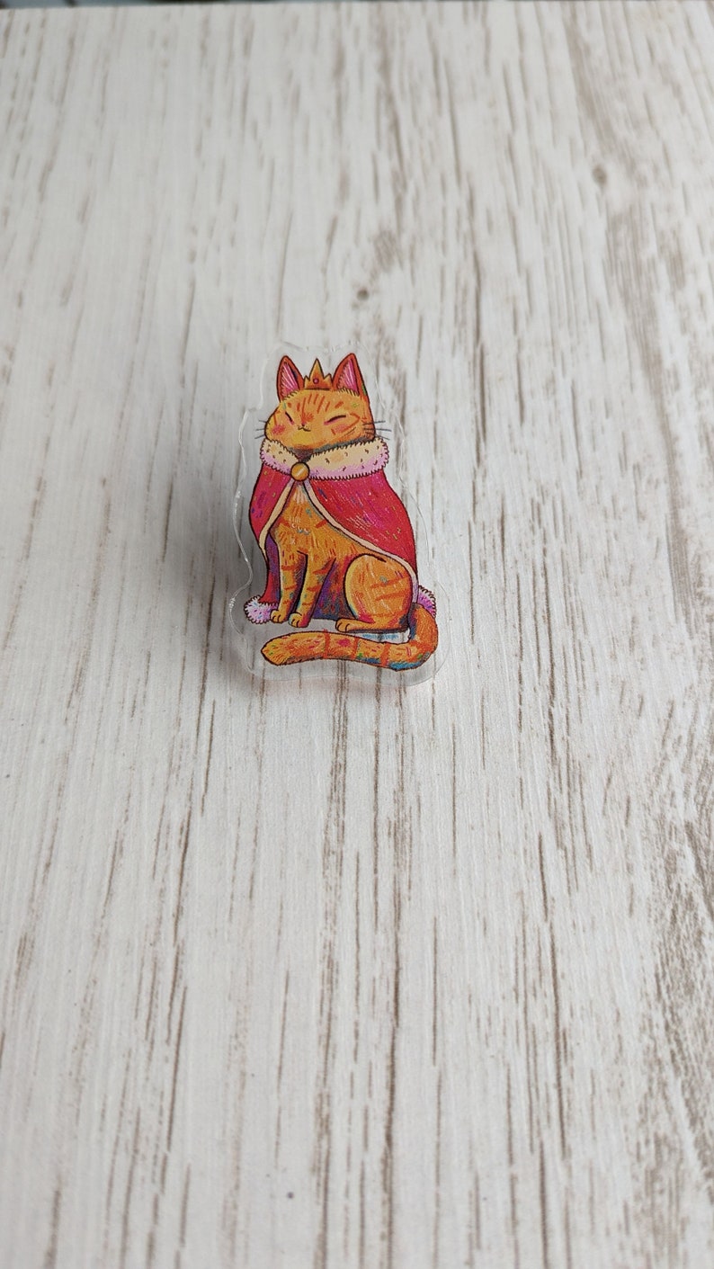 King Cat Pin image 3