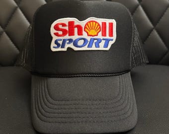 Vintage Patch Trucker Hat - Shell Sport