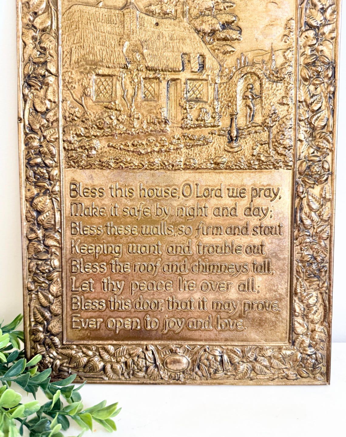 Bless this House Wall Plaque