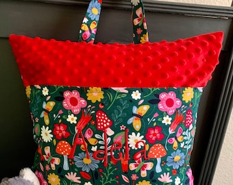 Reading Pillow - Pocket Pillow - Personalized Reading Pillow - Personalized Pillow - 200 fabric choices - Custom Sleep Pillow