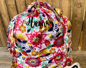 Personalized Laundry Bag Wet Dry Bag Travel Laundry Bag College Cloth Diaper Wet Bag Drawstring Wet Bag Personalized Gym Bag
