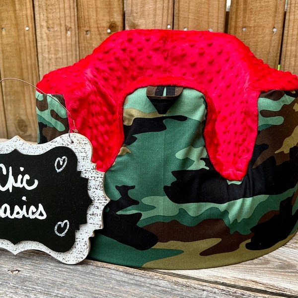 Custom Bumbo Seat Cover -200 fabric choices - minky bumbo cover