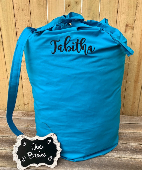 Personalized Laundry Bag - Travel Laundry Bag - Drawstring Laundry Bag - Wet Bag - Graduation Gift - Camp - Duffle Laundry Bag