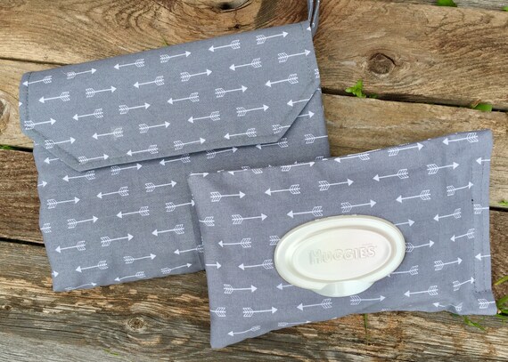 Diaper Clutch and attached minky changing pad  - over 200 fabric choices