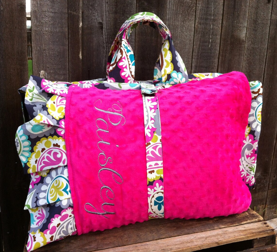 Personalized Nap Mat Cover With Attached Minky Blanket & Etsy