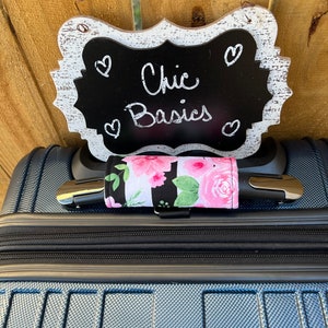 Luggage handle wrap - Ready to Ship!! Handle Wrap - Personalized Luggage tag - Personalized Luggage Handle Wrap - Luggage Finder -