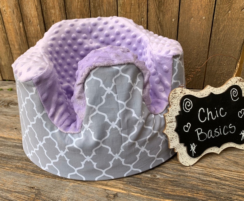 Custom Bumbo Seat Cover 200 fabric choices minky bumbo cover Brown Cow Print image 2