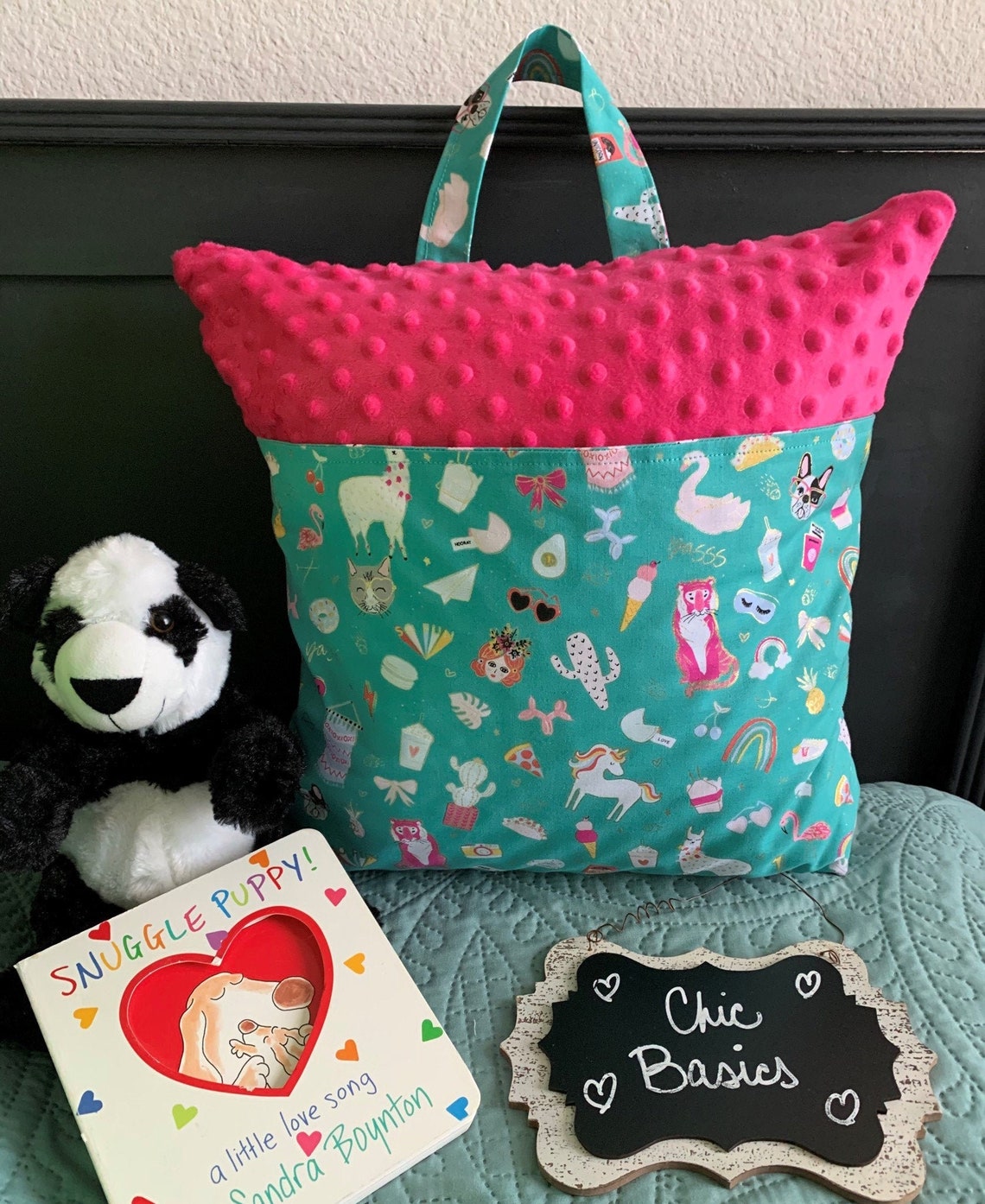 Reading Pillow Reading Pocket Pillow Personalized Reading Etsy