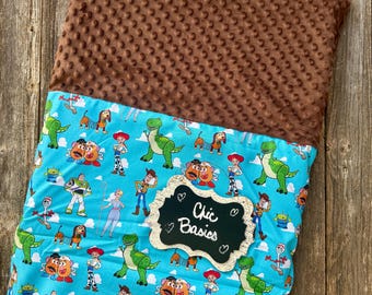 Nap Mat Cover with matching blanket fits Kindermats - Angeles Rest mat - 200 fabric choices
