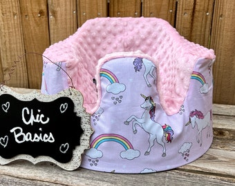 Custom Bumbo Seat Cover -200 fabric choices - minky bumbo cover