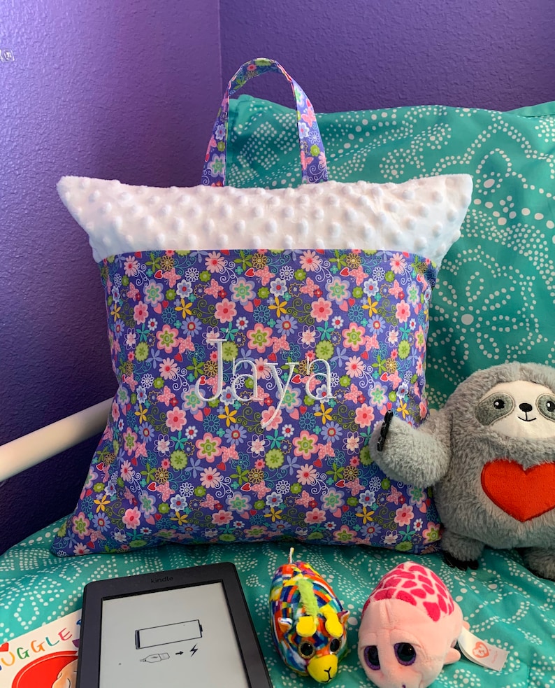 Reading Pillow Reading Pocket Pillow Personalized Reading - Etsy
