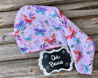Butterfly Hair Towel Wrap over 200 Fabric Choices