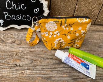 Travel Toothbrush Holder - Ortho Kit - Dental Hygiene Bag - Dental Travel Pouch - Retainer Holder - Pacifier Case - Small Zipper Pouch